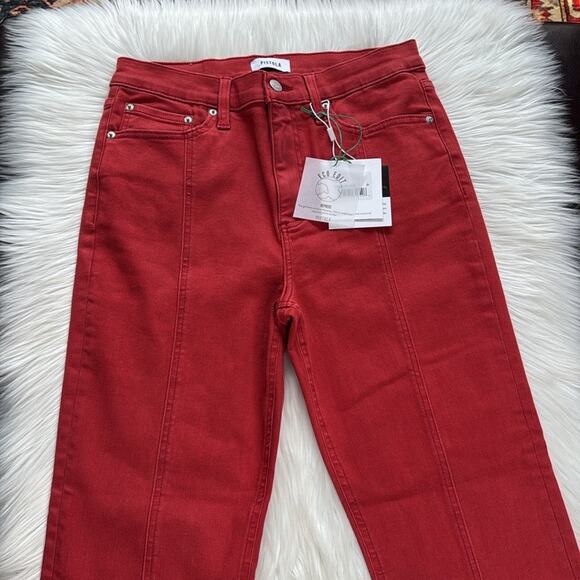 Pistola Rouge Lennon High Rise Crop Boot Jeans - Picture 3 of 11